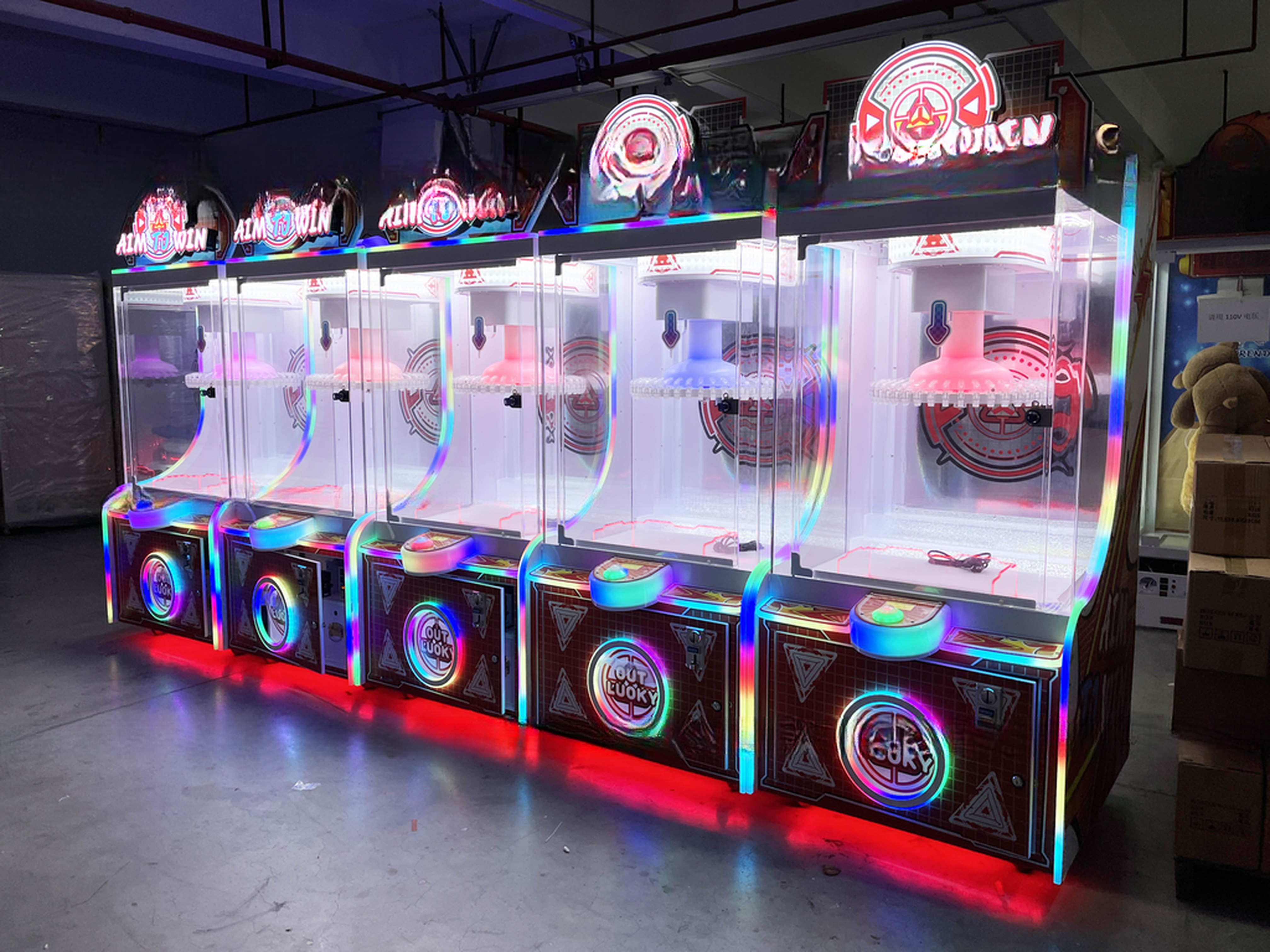 Dreamland guangzhou panyu game machines factory coin operated claw toys machine clip vending game machine