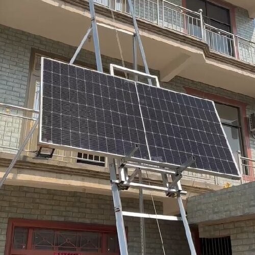 Custom Safe Electric Cargo Ladder Lifter 200Kg For Doors And Windows Photovoltaic Panel Lift