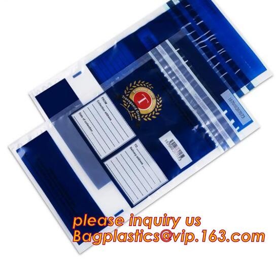Security plastic bag with adhesive tape for cash, plastic money bag, Security Money Cash Bag For Airport/Bank and police