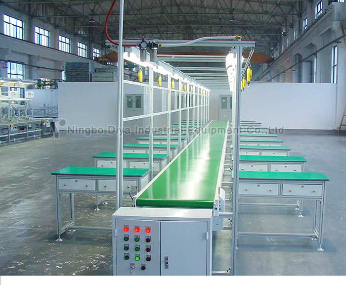 Parallel Conveyor Belt Line Assembly Line Roller Conveyors For Workshop Material Transfer