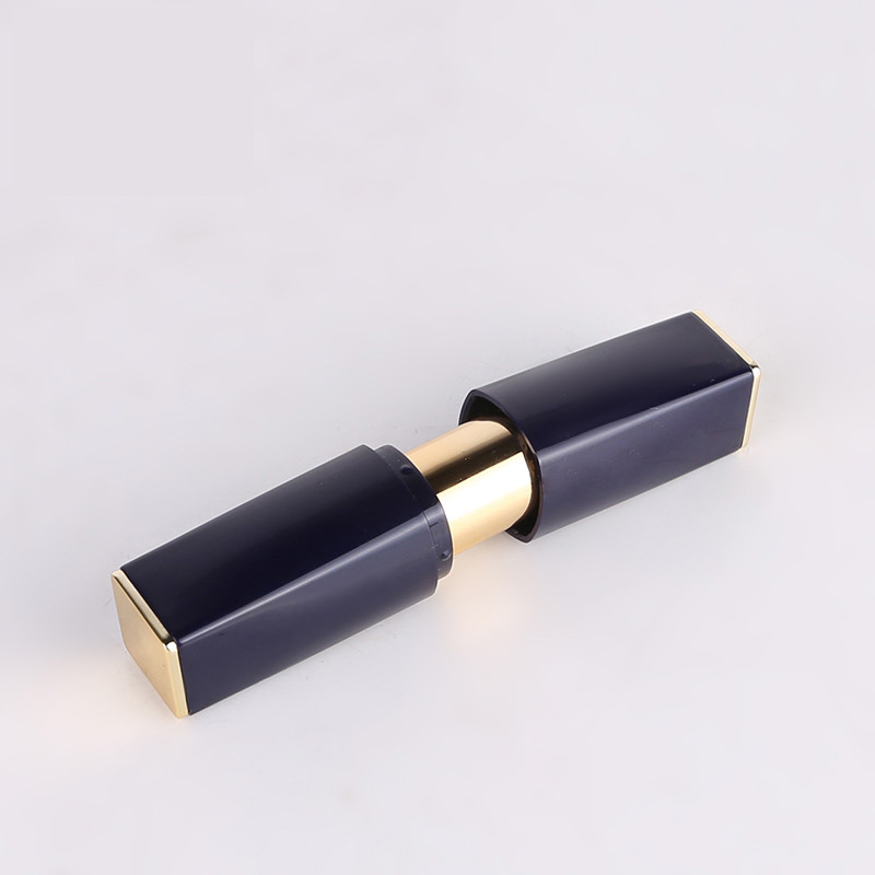 Lightweight Luxury Empty Black Lipstick Tubes Packaging Custom Color And Size
