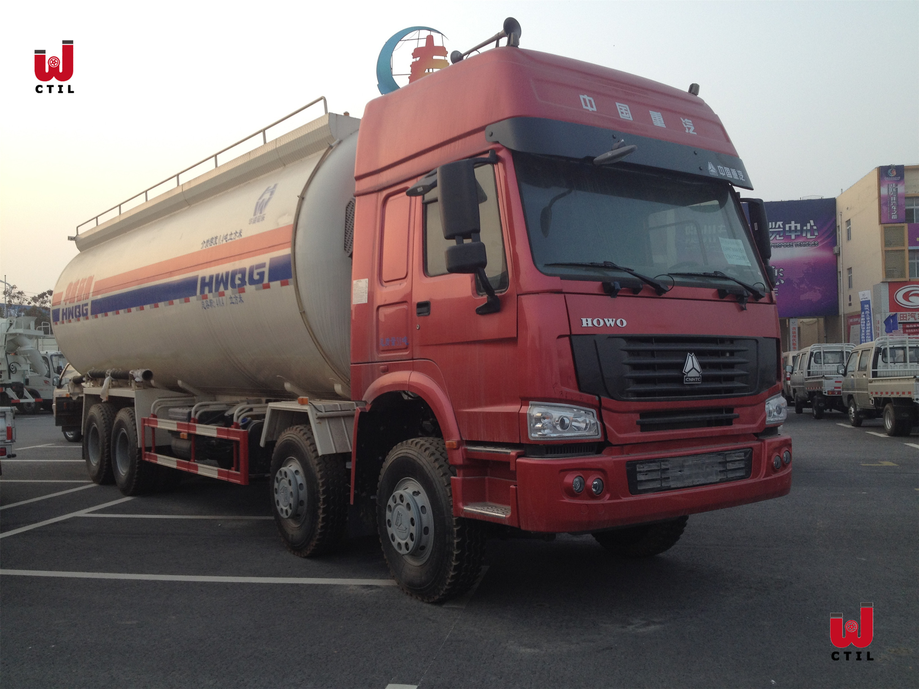 40cbm Bulk Cement Tank Truck 290hp Bulker Cement Tanker
