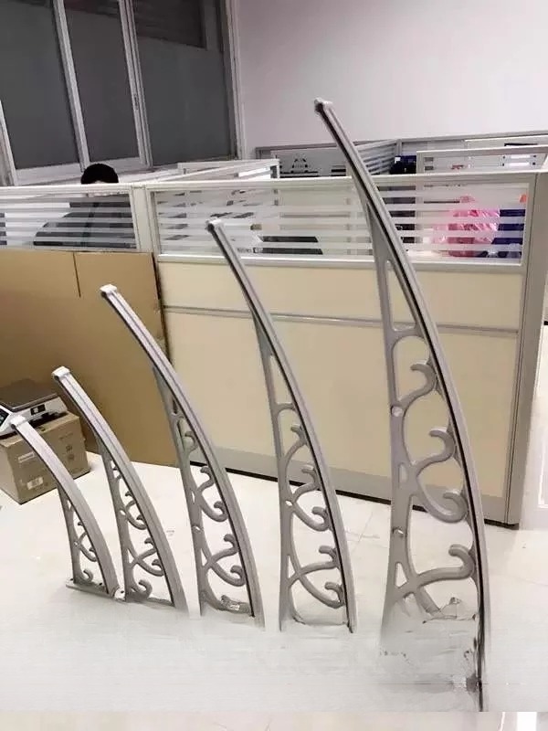 1200mm Length Window Balcony Awning with Clear Plastic and Easy Installation