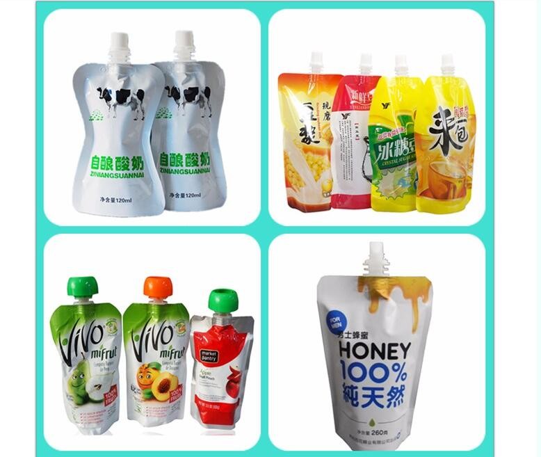 Aluminum Foil Spout Pouches Custom Print Doypack Fabric Softener Packaging For Laundry Detergent/Washing Powder