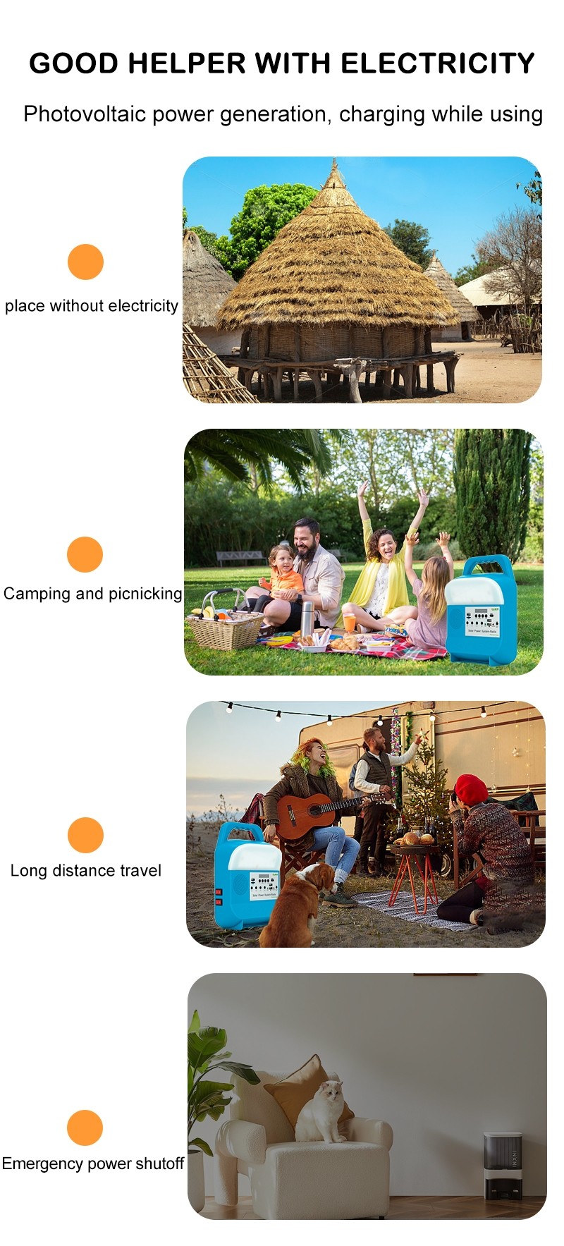 Portable Mini Solar Power Kits For Home With Music Speaker Systems Fan Solar Energy And Light 5W 6V