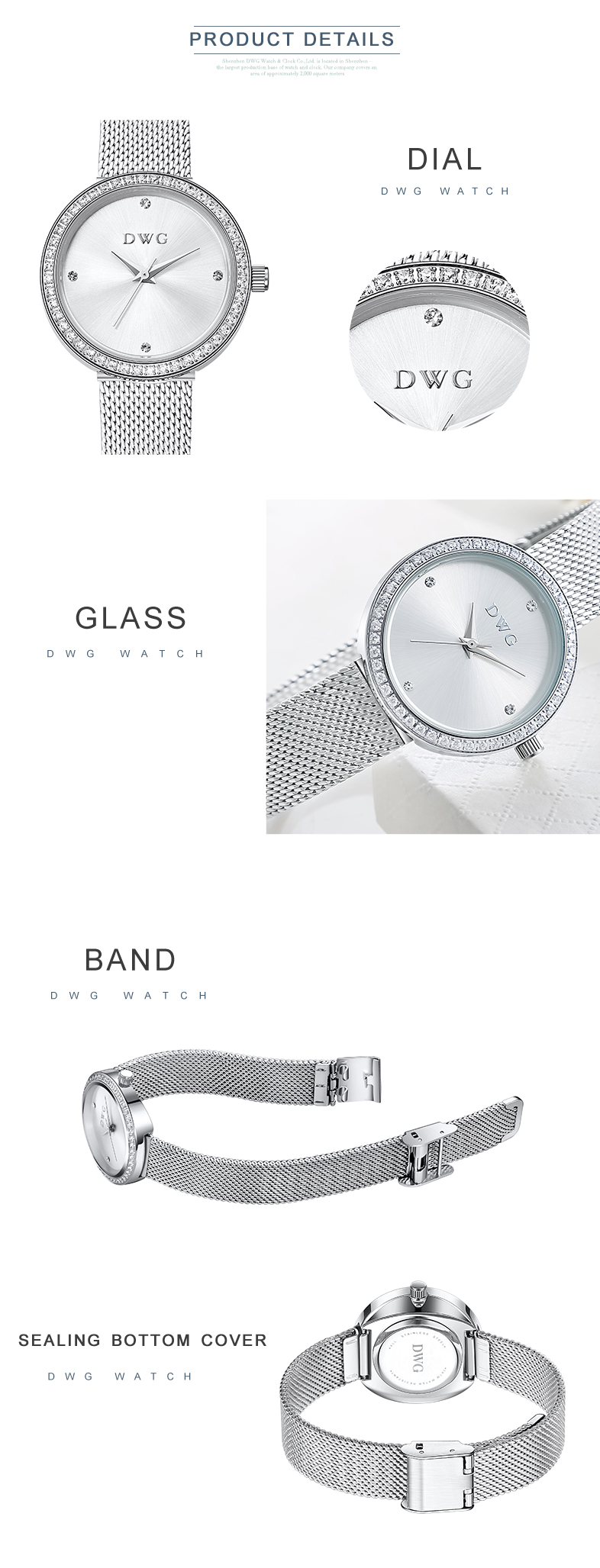 Popular Round Alloy Quartz Watch Water Resistant With Analog Dial Display