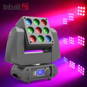 China 9*10W LED Beam Moving Head Light Matrix 3*3 RGBW 4 In1 IP20 240V on sale
