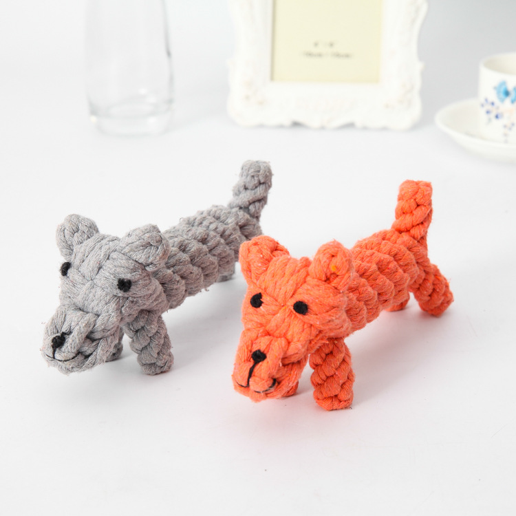 Dog Small Animals Pet Supplies Bulk Eco Friendly Interactive Custom Cotton Rope Dog Toys