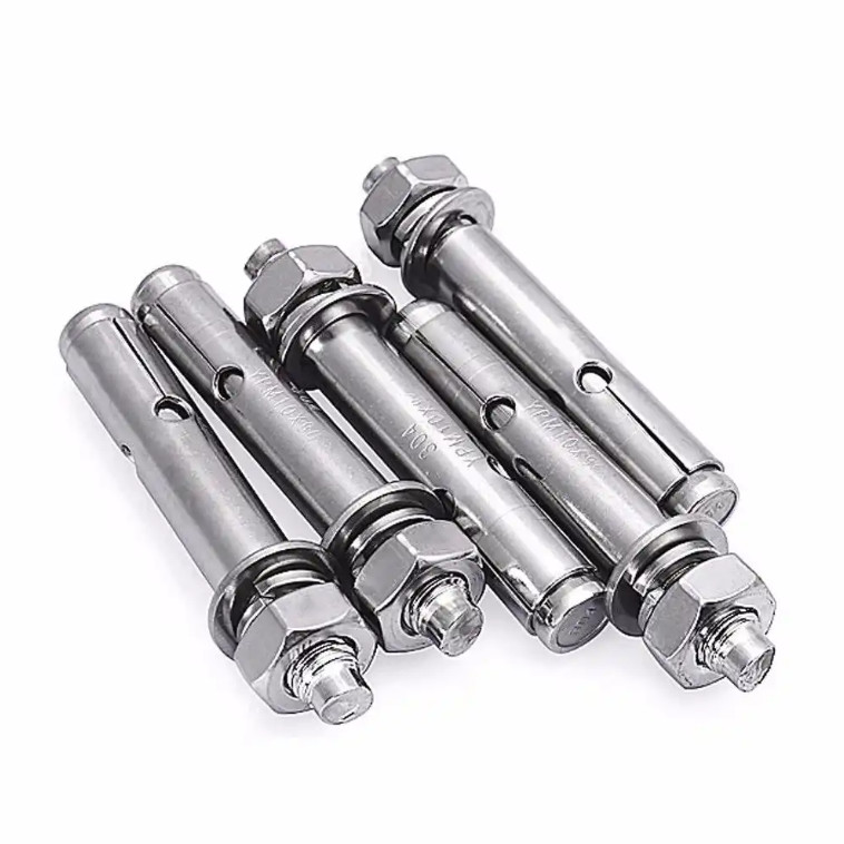 SS2205 2507 Hollow Wall Expansion Anchor Bolt And Nut With Washer Stainless Steel Fastener
