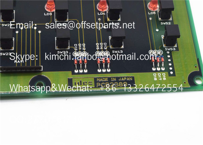 Komori Circuit Board PCB2389 KPB1662REV.B Ink Volume Board Original Offset Printing Machine Spare Free Shipping