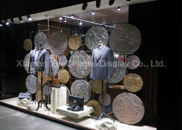 Store Decorative Resin Coin Retro Style Window Display Customized Decorations