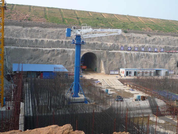 22mpa Mobile Concrete Placing Boom , 21m Placing Boom Concrete Pump