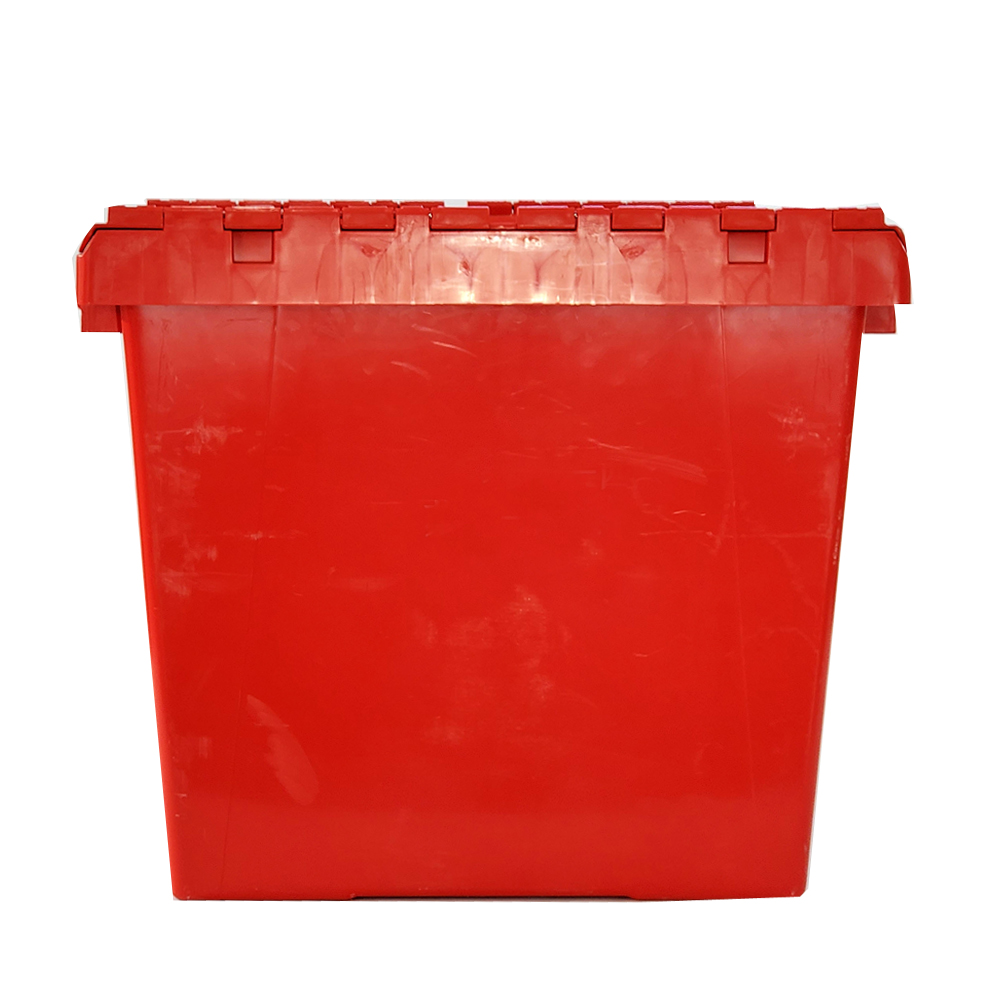 Reusable Plastic Shipping Crates Warehouse Storage 640x542x600mm 171 litre