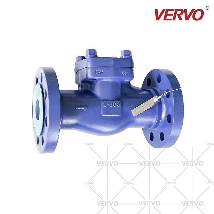 Dn25 Cryogenic Forge Steel Check Valve Swing Type Lf2 1" Class 800 Nrv Non Return Flanged