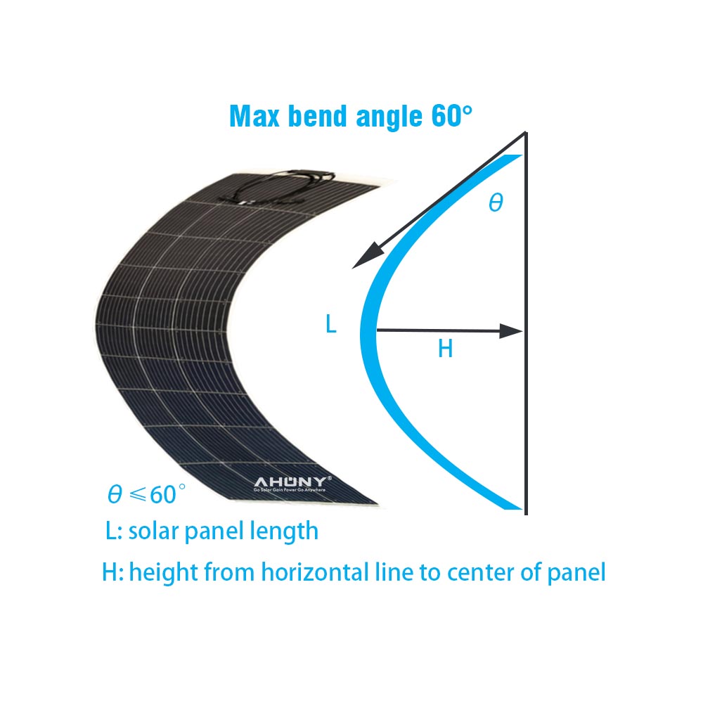 Lightweight 250w Flexible Solar Panel