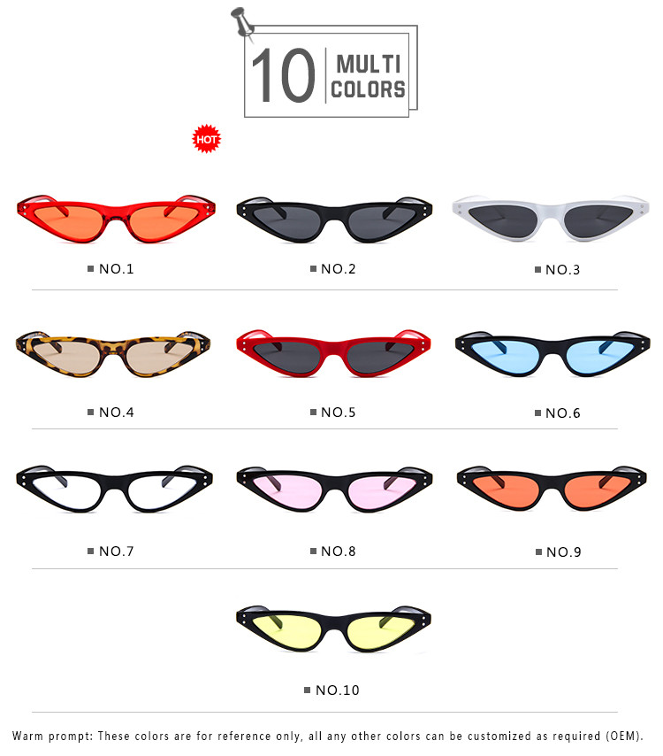 Retro Small Petals Drips Design Small Cat Eye Sunglasses Designer Sunnies Fun Glasses