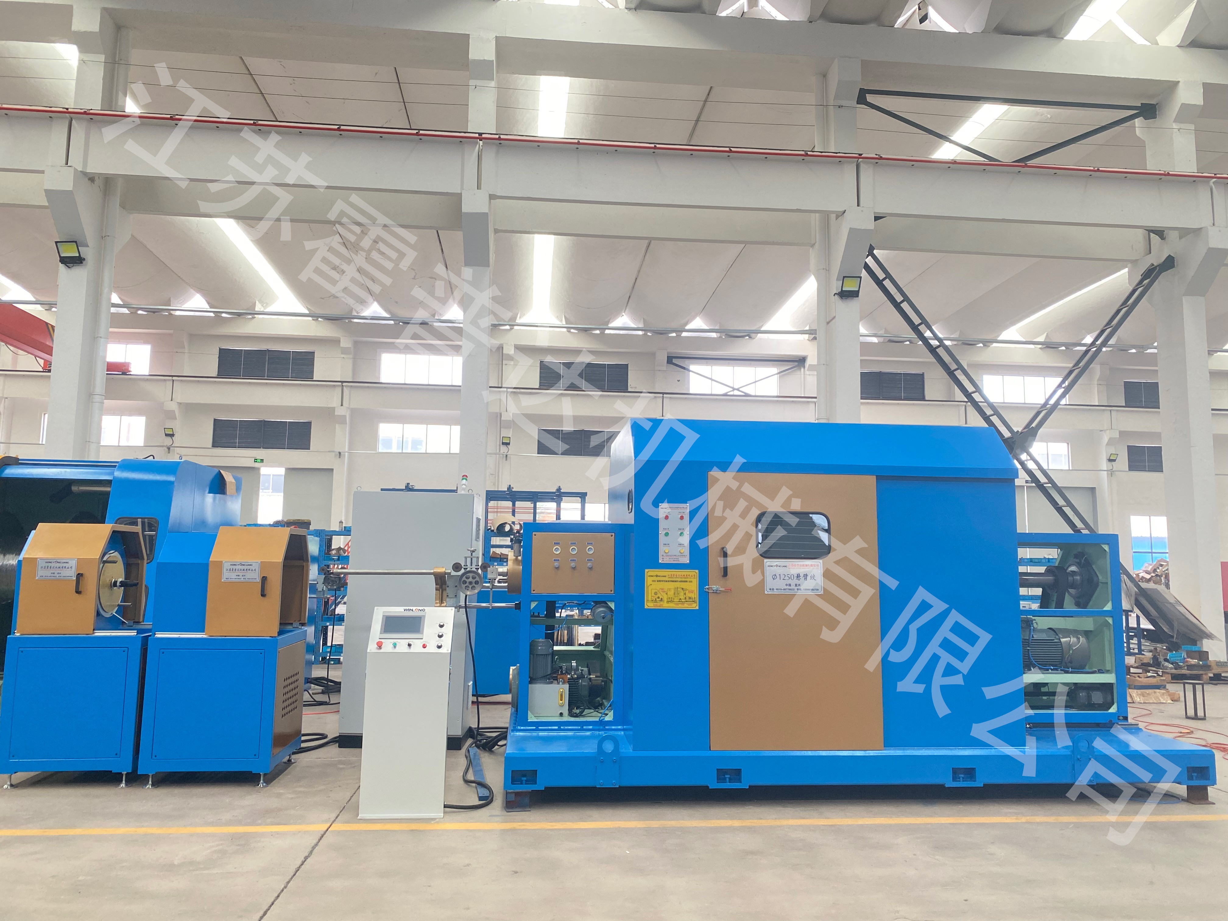 1250 Single twist cabling machine for power cable and ethernet cable