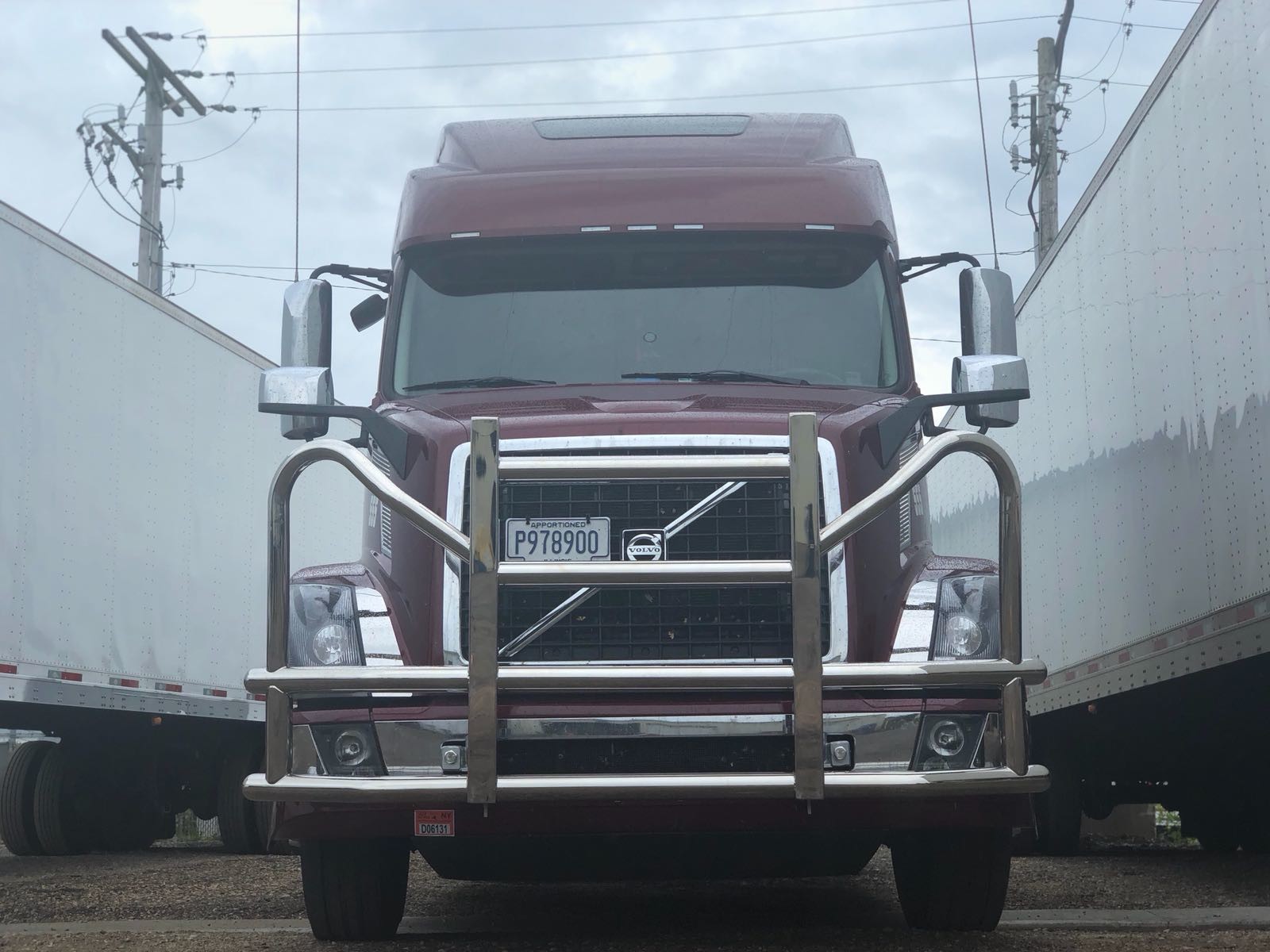 SS304 Semi Truck Deer Guard For VNL 2017 Exterior Decoration