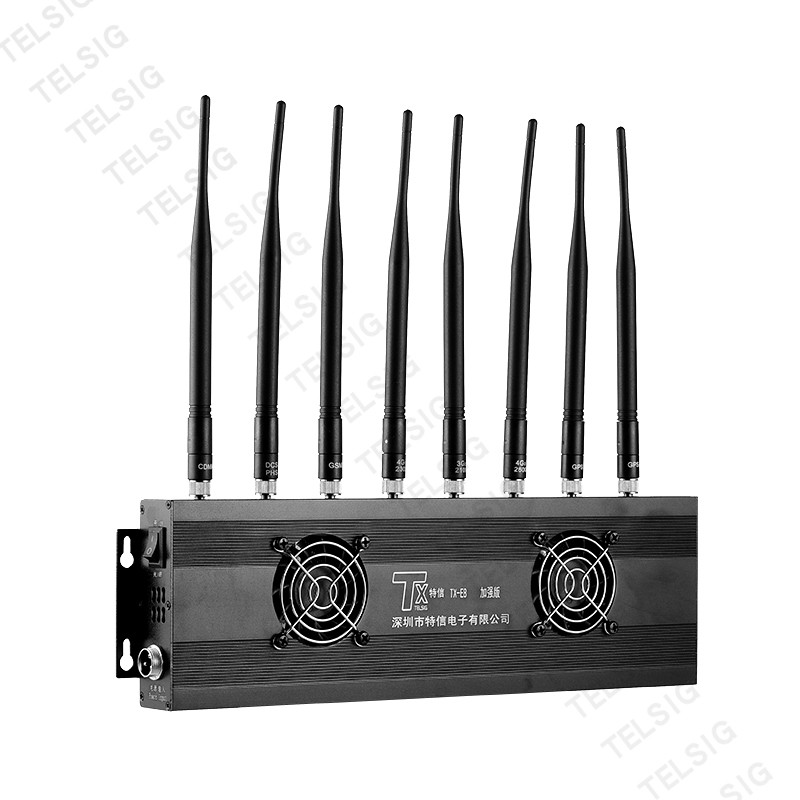 24 Hours Bluetooth / WIFI Signal Jammer Blocker 8 Band With Separate Switch