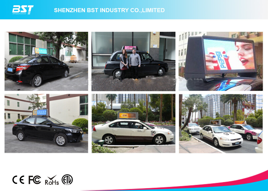 3G/4G GPS Control Advertising Board Taxi Led Sign Led Video Display
