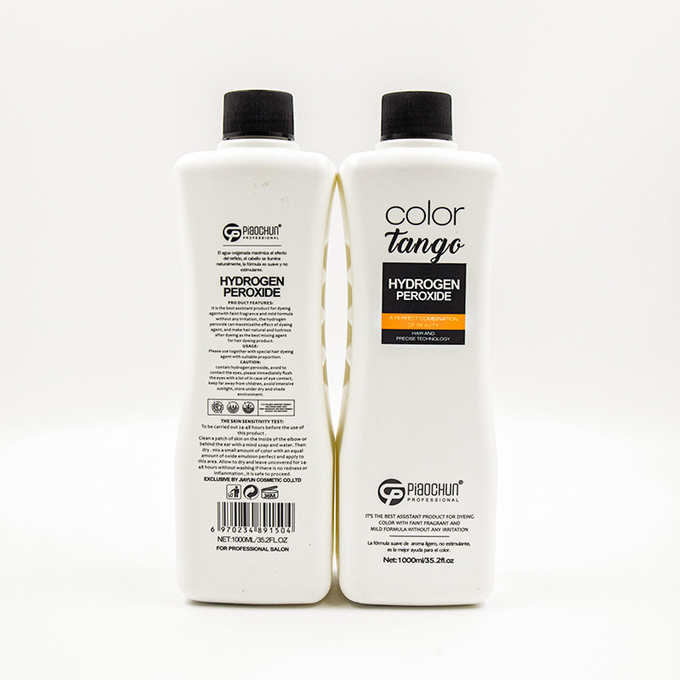 3% 6% 9% 12% Hair Color Developer , White Moisturizing Hair Peroxide Cream