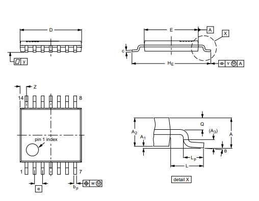74LVC74APW Nexperia IC Rotary Position Sensor IC Dual D Type Flip Flop