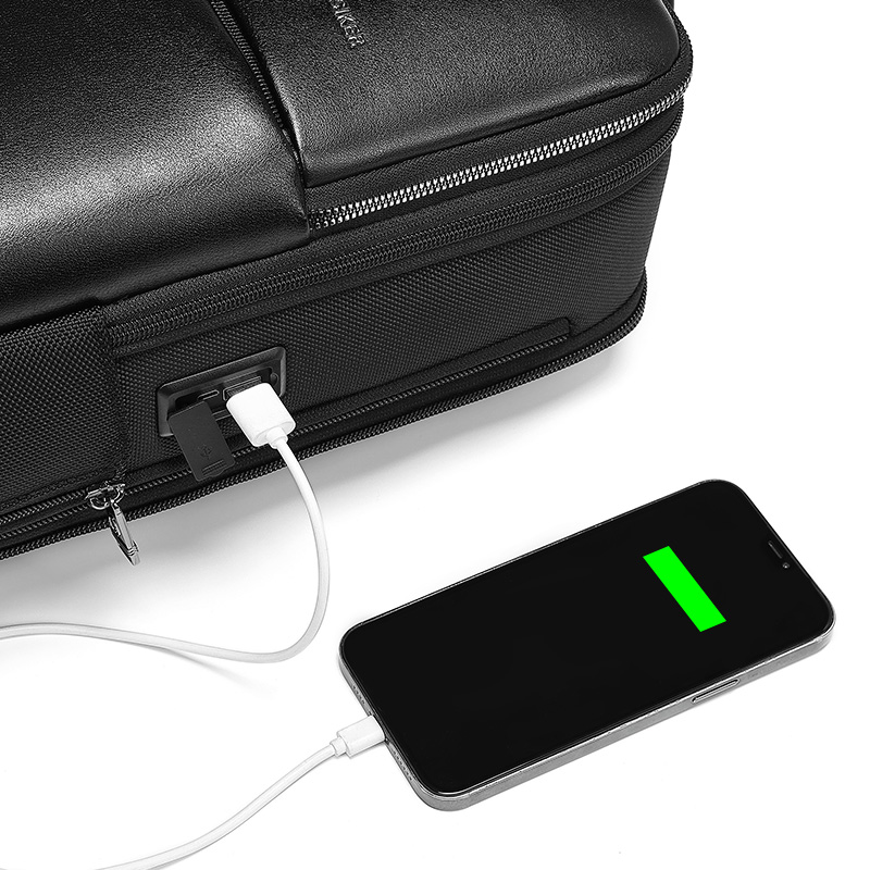 High quality business waterproof usb charging 15.6 inch laptop bag men backpack