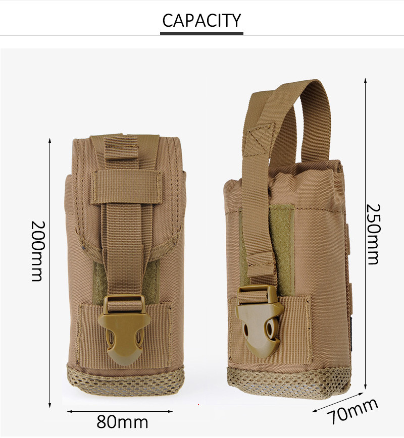 Dust proof Insulated Oxford Water Bottle Holder Bag