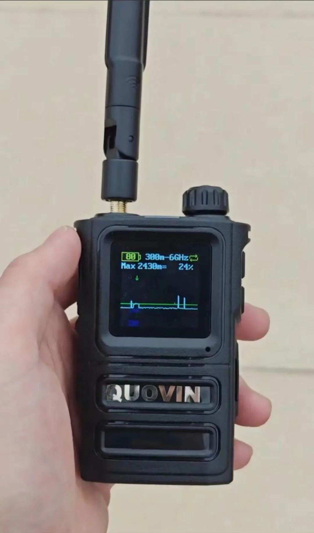 300m-6g Full-Band Portable Uav Detector Ultra-Wide Identify Dji Autel Fpv Drones Handheld Drone Detection System