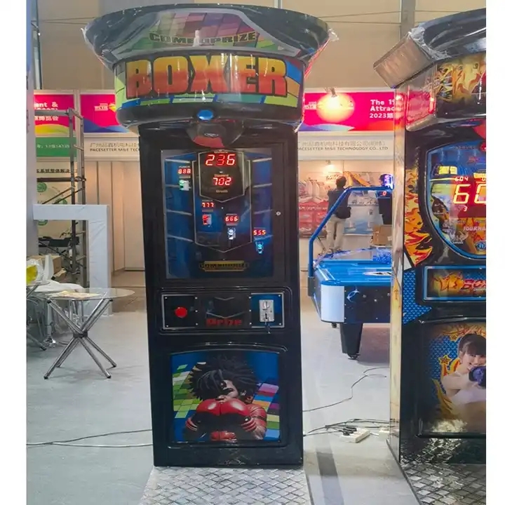 AU Plug Coin Operated Punchbag Machine Dragon Punch Boxing Machine