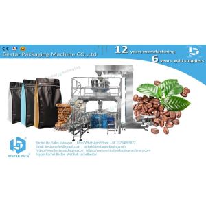 Buy cheap Coffee bean zipper pouch with valve automatic weighing packing machine from wholesalers