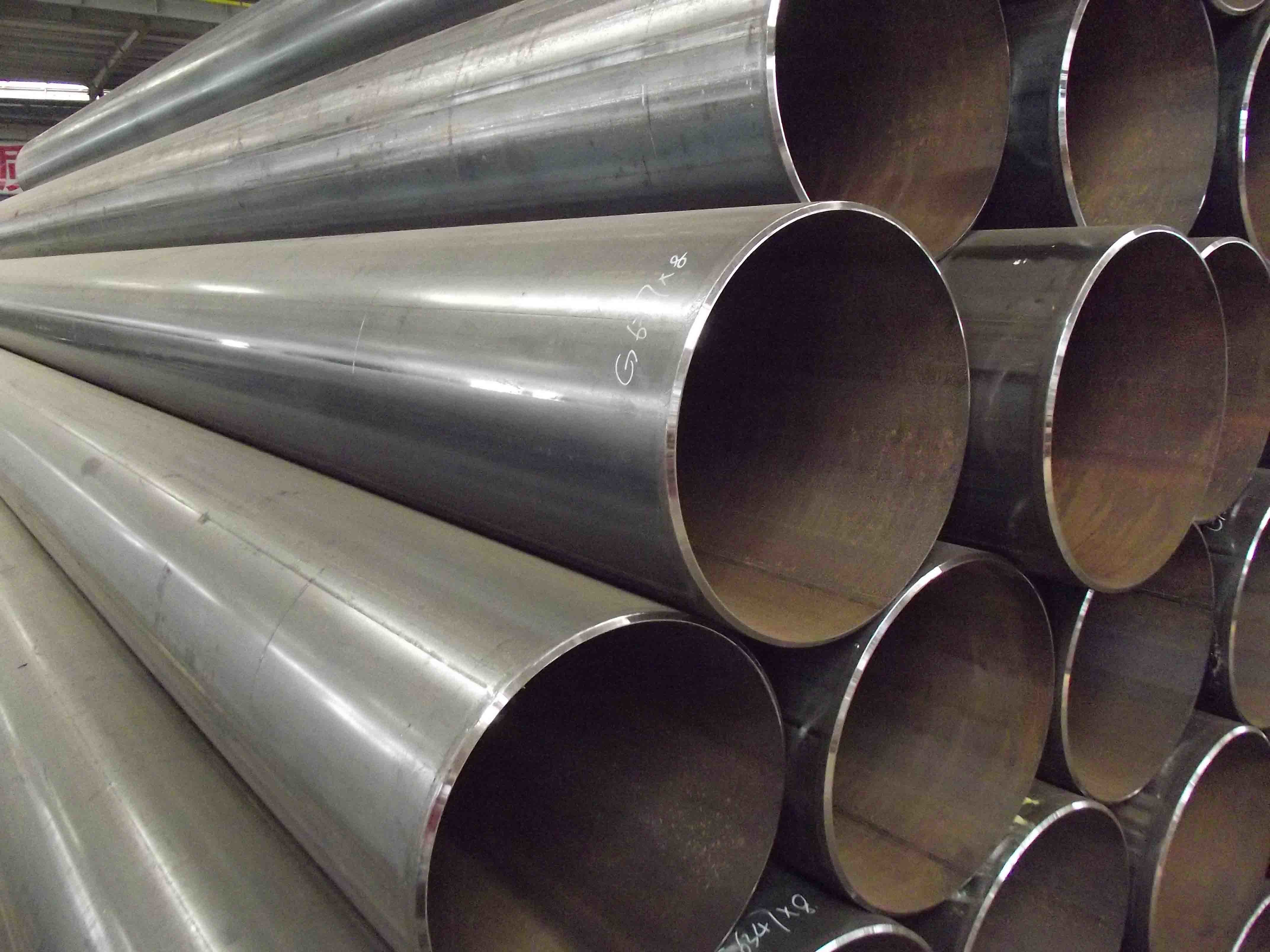 Round Shape A53 Grade B 114.3mm ERW Steel Tubes