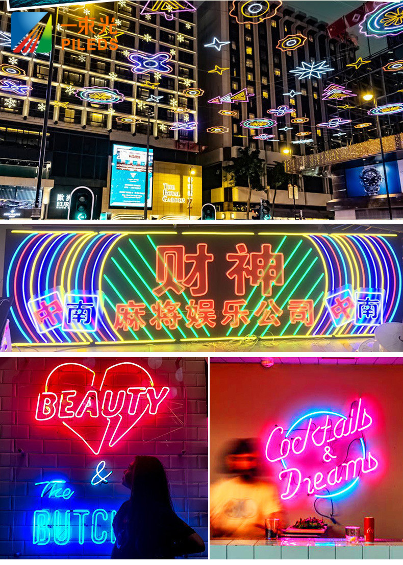 6x12mm IP65 LED Neon Strip , 12V Silicone Flexible LED Neon Tube For Christmas Decoration