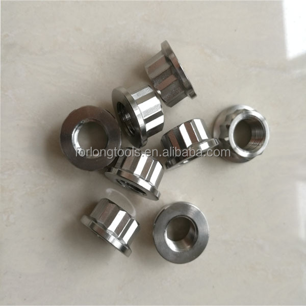 Effortless Installation DIN Standard 7/16 Inch UNF 20 Thread 12 Point Titanium Nuts for Heavy Duty Equipment