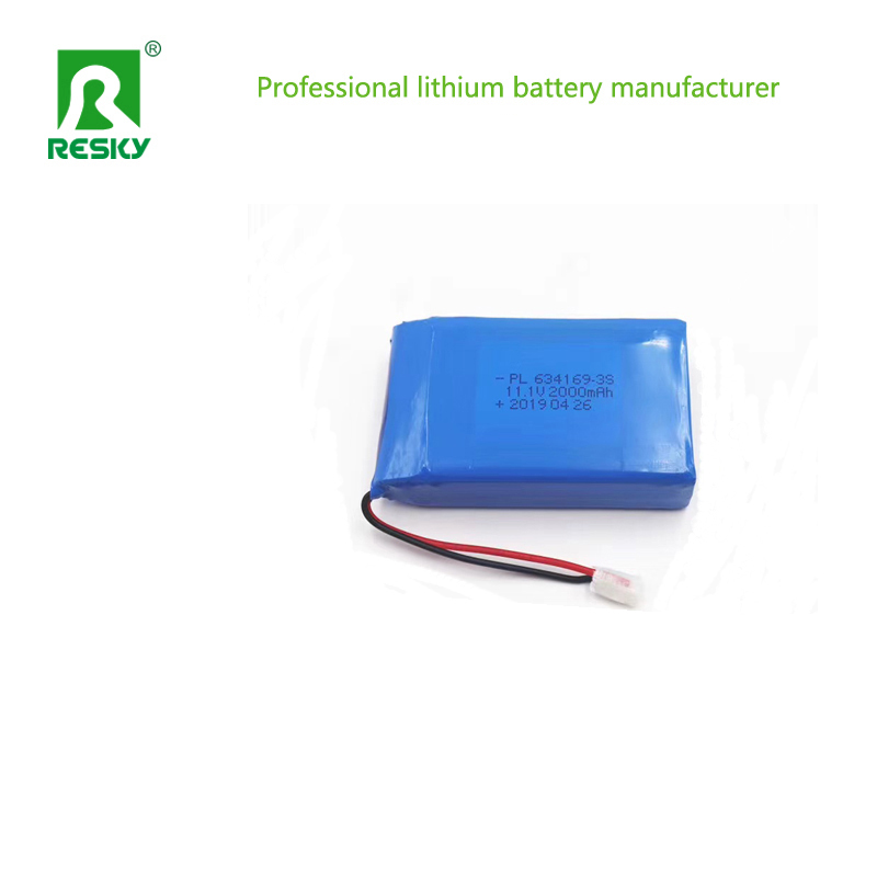 Solar Lithium Polymer Battery Cell 3.7V 604060 654060 2000mAh Batteries For Portable Exchange Devices