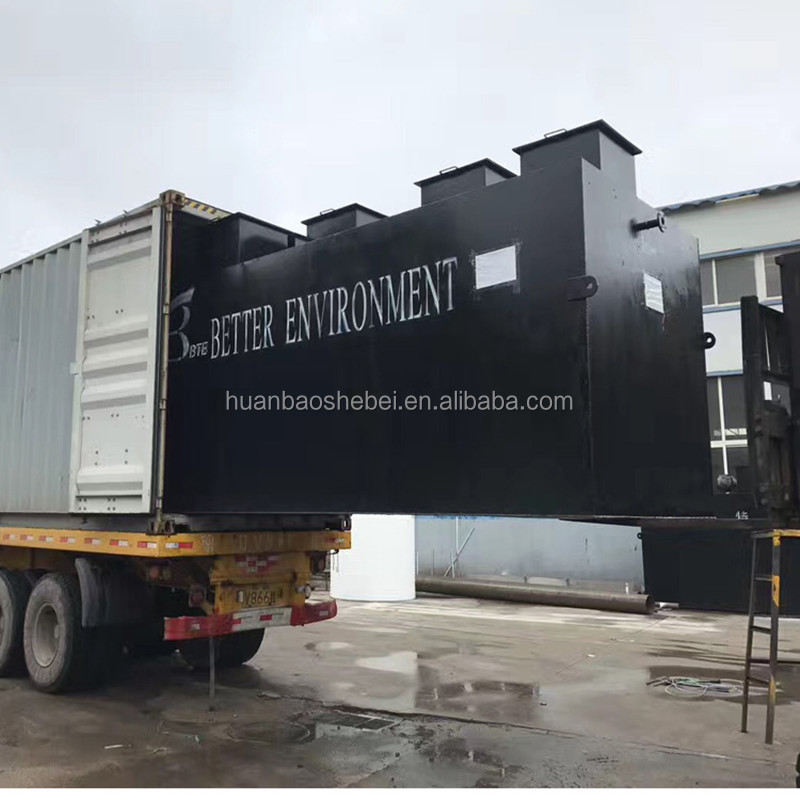 Modular Slaughter House Wastewater Purification System for Car Washing 4121 kg Weight