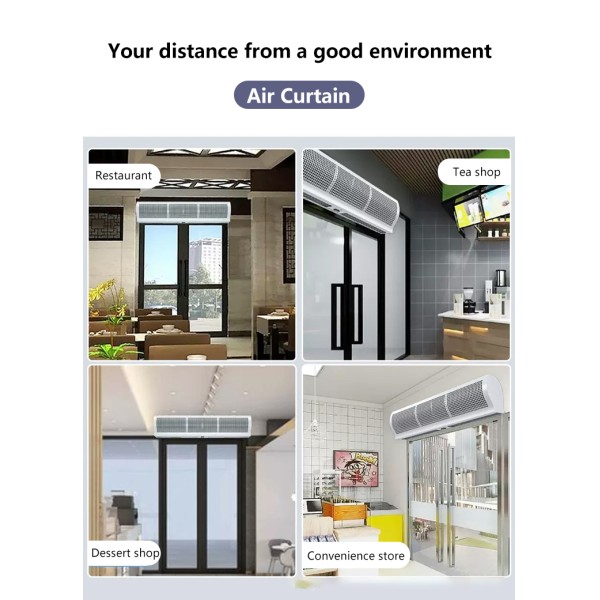 220V 50HZ 11m/s Air Curtain Price Ceiling Mounted Cold Storage Unit