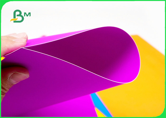 220gsm Uncoated Color Bristol Cardboard For DIY Crafts Folding Resistance