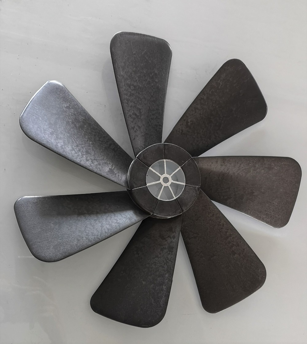 14 Inch Axial Flow Air Ventilation Fan 30W 40W DC Brushless Motor Galvanization Steel
