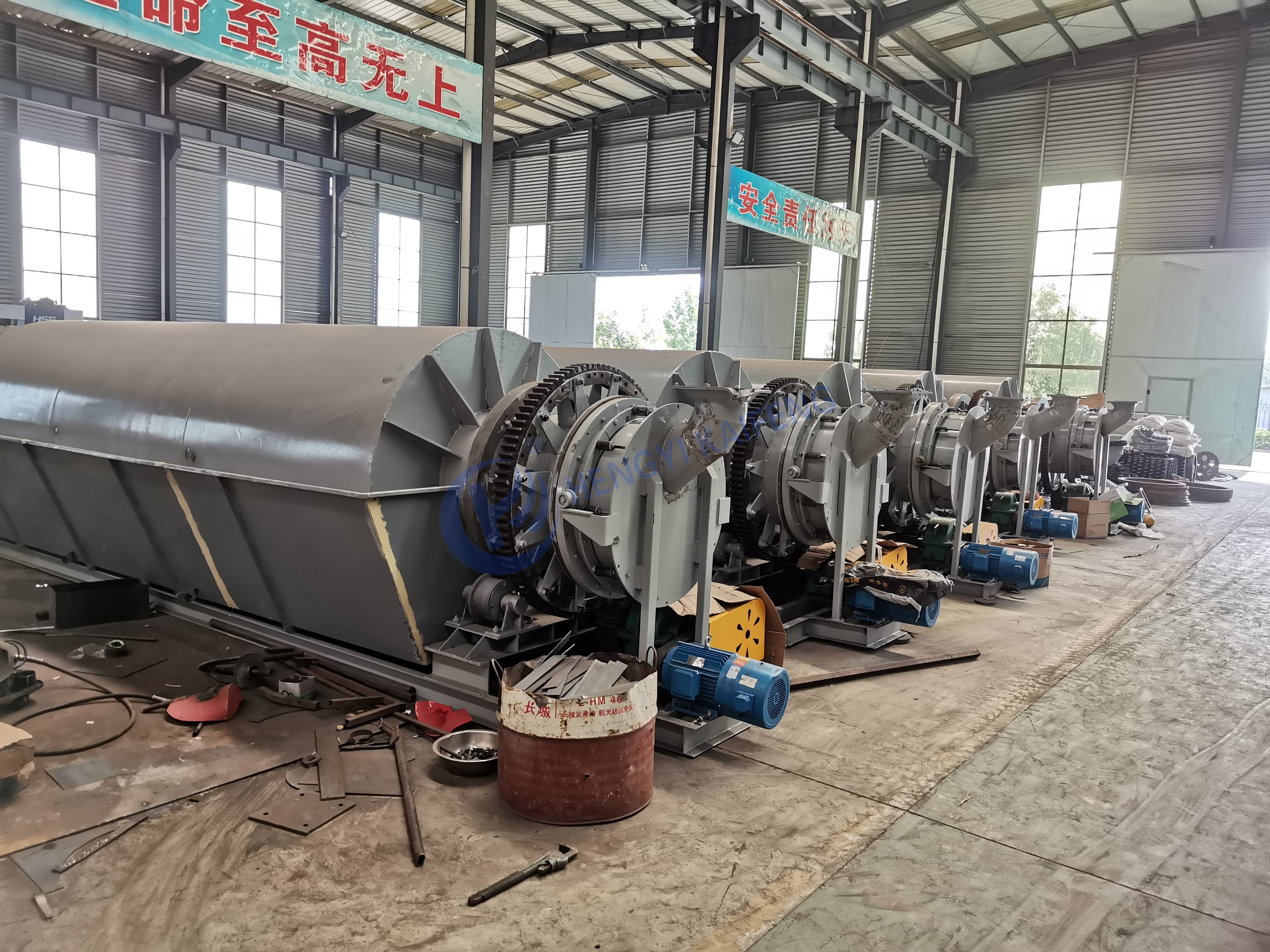 Stainless Steel Activated Carbon Industrial Cooling Machine For Particle Material
