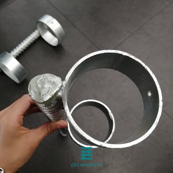 Fencing Post solid Anchor wood column ground pile screw Galvanized Fence Fittings