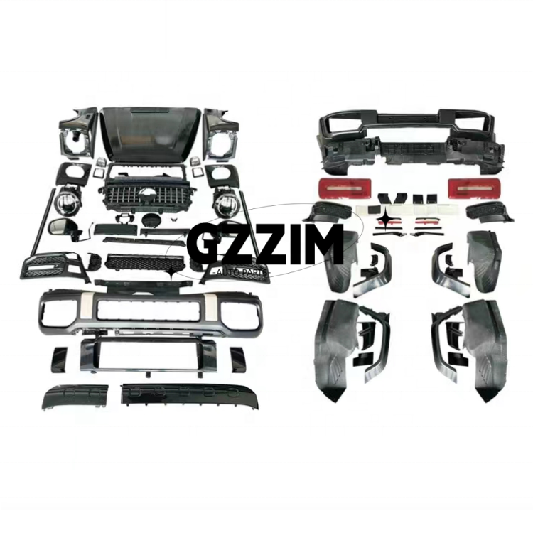 G Class 463 to 464 AMG 63 With Black Plastic Bumper Grille Full Sets Bodykit