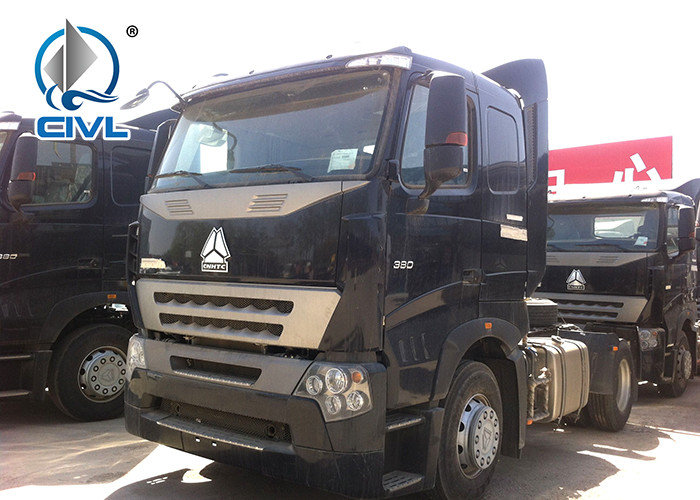 Flat Floor Cabin Sinotruk Howo Heavy Prime Mover Truck 6 Wheels For Transport