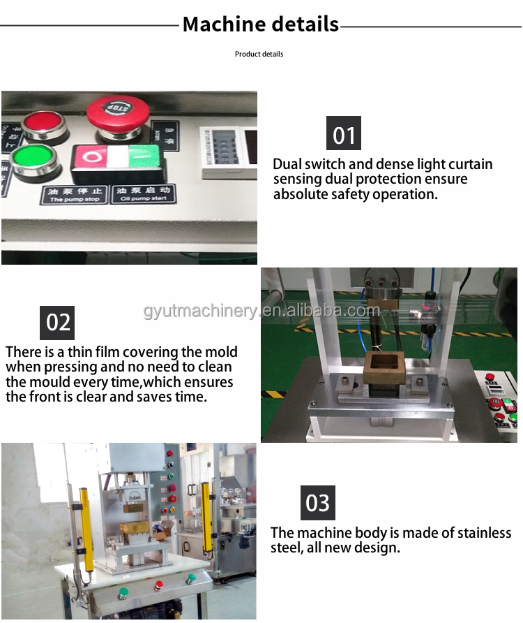 Transparent Soap Bars Soap Logo Stamping Machine with Press Forming Shenzhen 300