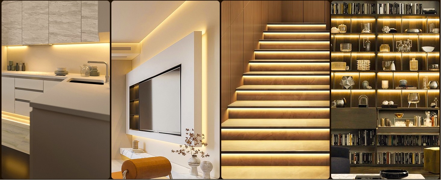 Ra 90 Dimmable LED Strip Lights Series With 840LEDs/M 16.4FT Length CE/RoHS Certified