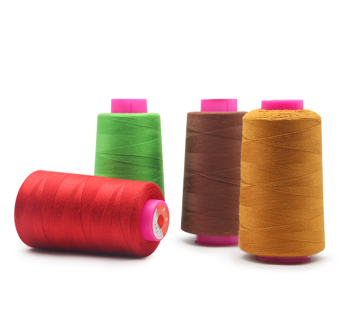 100% Polyester Kangfa 210D/2 Flat Waxed Thread for Hand Sewing and Stitching Cord