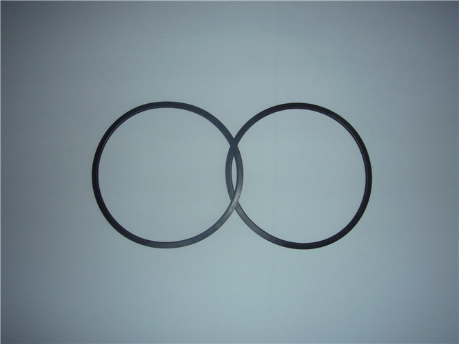 Flat Round Rubber Gaskets Seals , EPDM Rubber Ring Gasket For Machinery