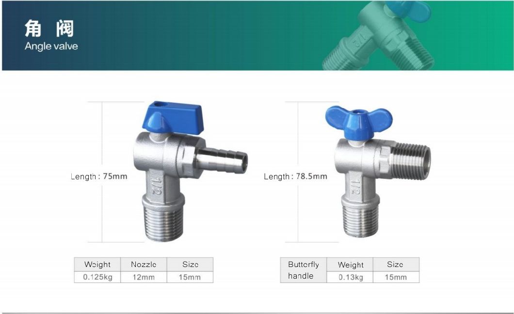 Stainless Steel 304 Bathroom Angle Valve