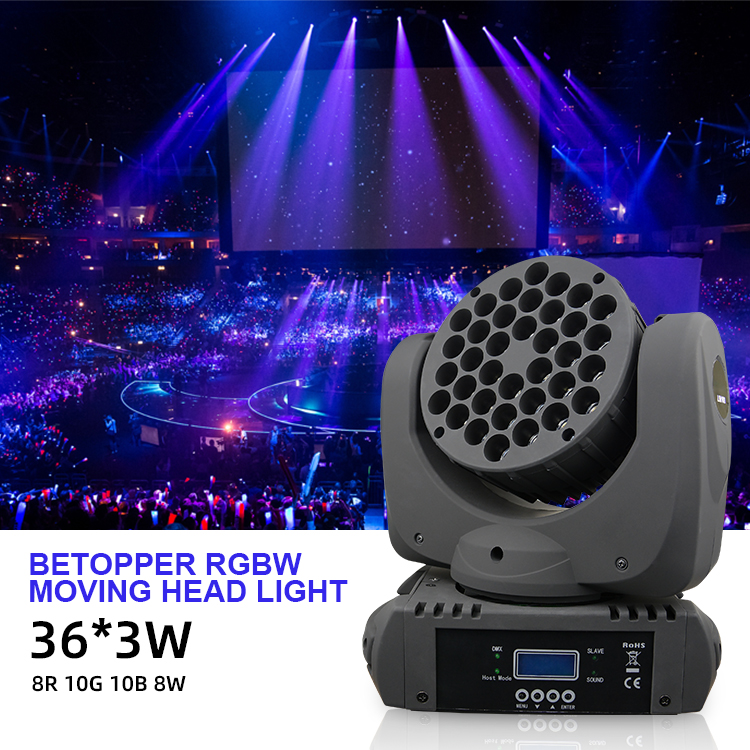 150W Moving Heads Dj Lights RGBW Mini Led Spot Moving Head Light