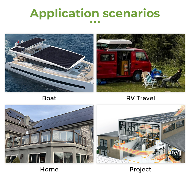 OEM 370w Perc Mono Solar Panel Module Waterproof IP65